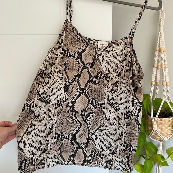 Hayden Snake Print Tank Top - 1X - Picture 3 of 6